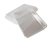 Nordic Ware Natural Aluminum Commercial Cake Pan with Lid, Rectangle Pan with Lid - United States of Made